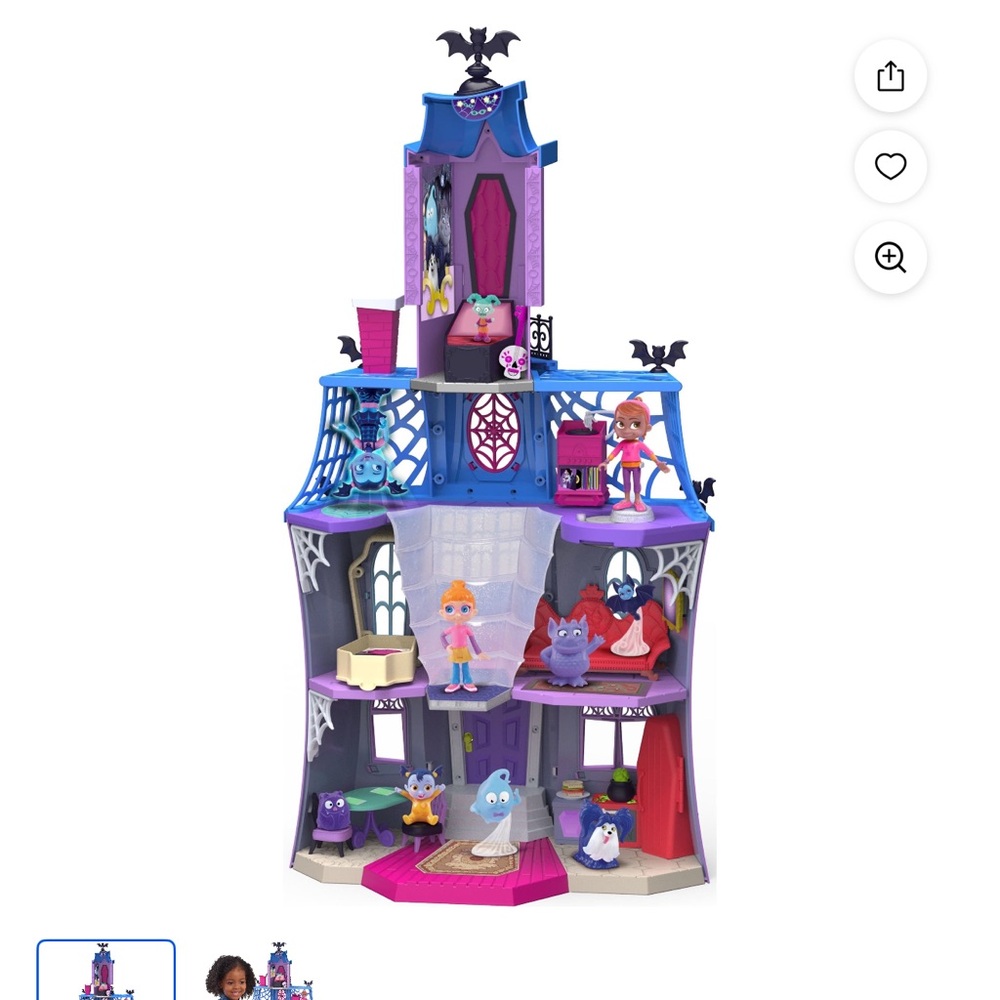 Disney Enchanted Castle Playset - Purple and Blue
